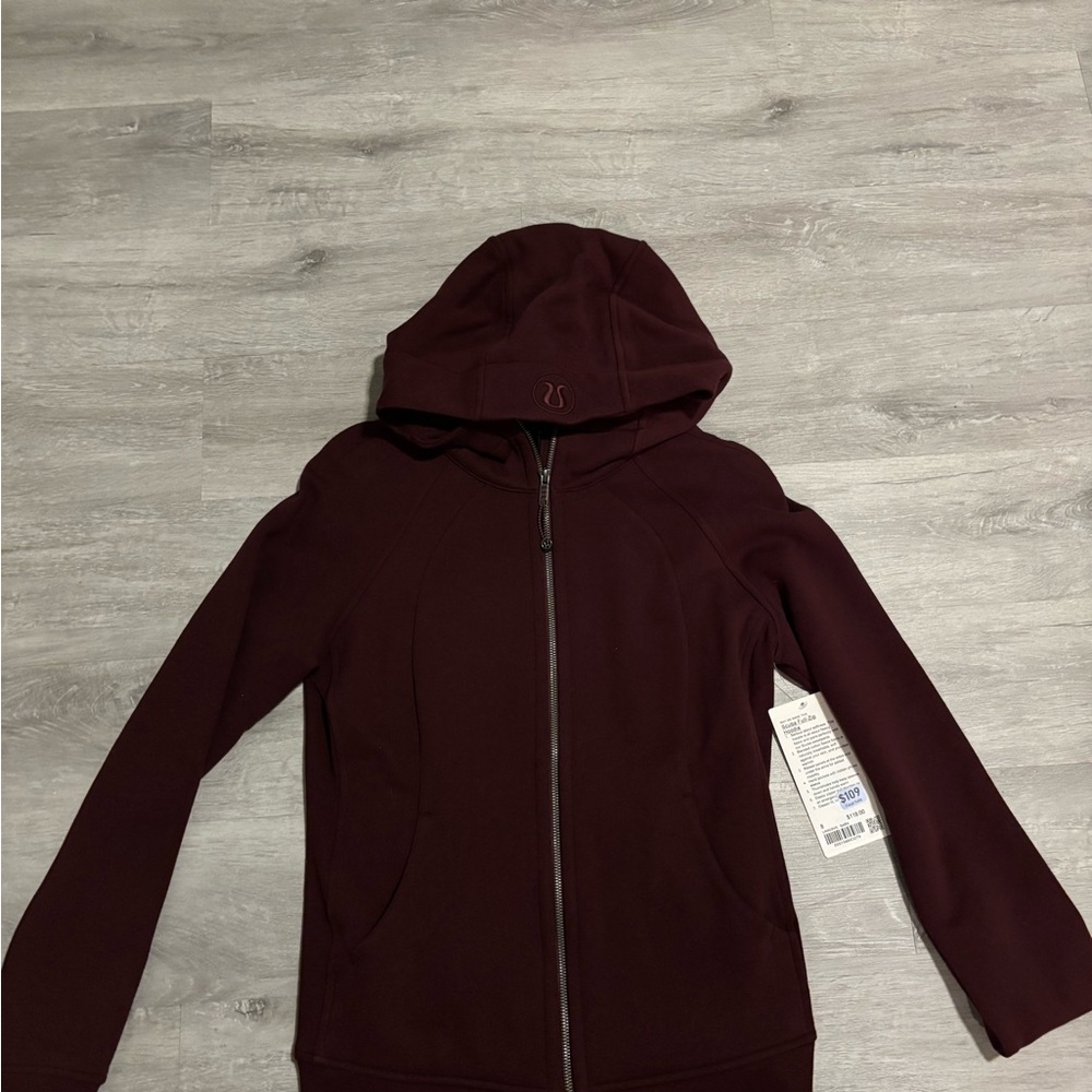 lululemon Burgundy zip up